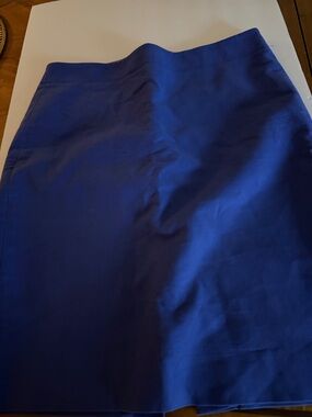 J. Crew Bold Cobalt Pencil Skirt
